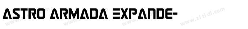 Astro Armada Expande字体转换
